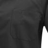 Mercer Culinary M60200WH1X Millennia Unisex Cook Shirt with Wicking Mesh Back, X-Large, White(Black)