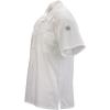 Mercer Culinary M60200WH1X Millennia Unisex Cook Shirt with Wicking Mesh Back, X-Large, White(White)