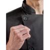 Mercer Culinary M61012WH2X Genesis Men’s Short Sleeve Chef Jacket with Traditional Buttons, XX-Large, White(Black)