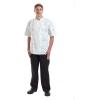 Mercer Culinary M61012WH2X Genesis Men’s Short Sleeve Chef Jacket with Traditional Buttons, XX-Large, White(White)