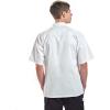 Mercer Culinary M61012WH2X Genesis Men’s Short Sleeve Chef Jacket with Traditional Buttons, XX-Large, White(White)