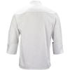 Mercer Culinary M61020BKS Genesis Men’s Chef Jacket with Cloth Knot Buttons, Small, Black(White)