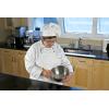 Mercer Culinary M62030WH6X Renaissance Men’s Traditional Neck Chef Jacket, 6X-Large, White(White With Full Black Piping)