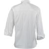 Mercer Culinary M62050WRBXS Renaissance Women’s White Scoop Neck Chef Jacket, X-Small,White with Royal Blue Piping(White)