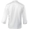Mercer Culinary Renaissance Men’s Scoop Neck Chef Jacket, 4X-Large, White (Black Piping)(White)