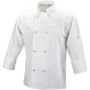 Mercer Culinary M60012WHXS Millennia Men’s Cook Jacket with Cloth Knot Buttons, X-Small, White(White)