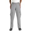 Mercer Culinary womens Cargo chefs pants, Black/White, X-Small US(Black/White)