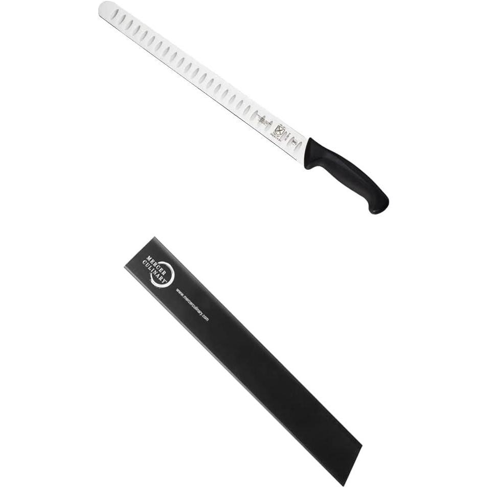 image:imageMercer Culinary Millennia Black Handle 14Inch Slicer with Knife Guard
