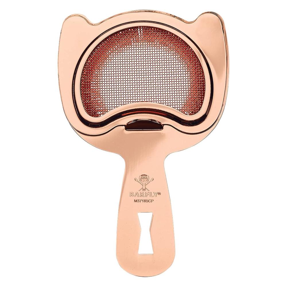 image:imageBarfly Fine Mesh Spring Strainer Antique CopperCopper