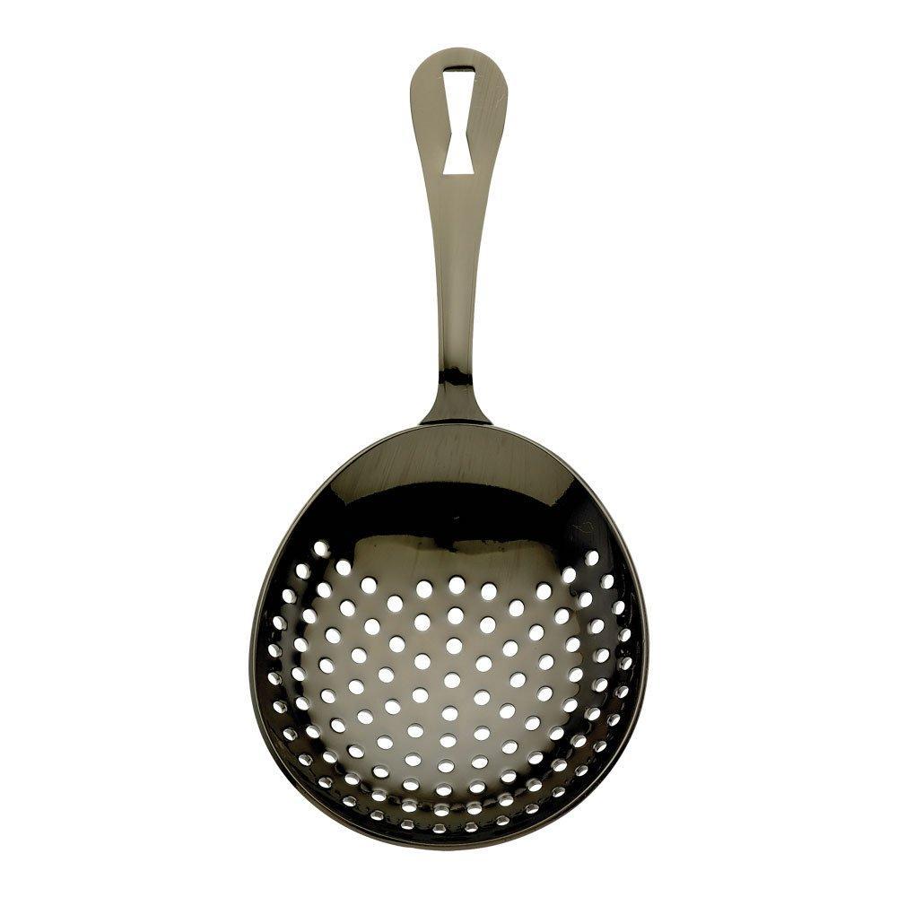 image:imageBarfly Fine Mesh Spring Strainer Antique CopperGun Metal Black