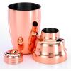 Barfly 3-Piece Cocktail Shaker Set, 18 oz., Copper