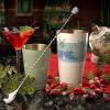 Barfly Holiday Snowflakes Cocktail Shaker Set with Santa Spoon(Snowflake w/Santa Bar Spoon)