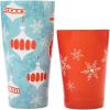 Barfly Holiday Snowflakes Cocktail Shaker Set with Santa Spoon(Holiday Ornaments)