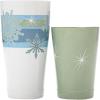 Barfly Holiday Snowflakes Cocktail Shaker Set with Santa Spoon(Holiday Snowflake)