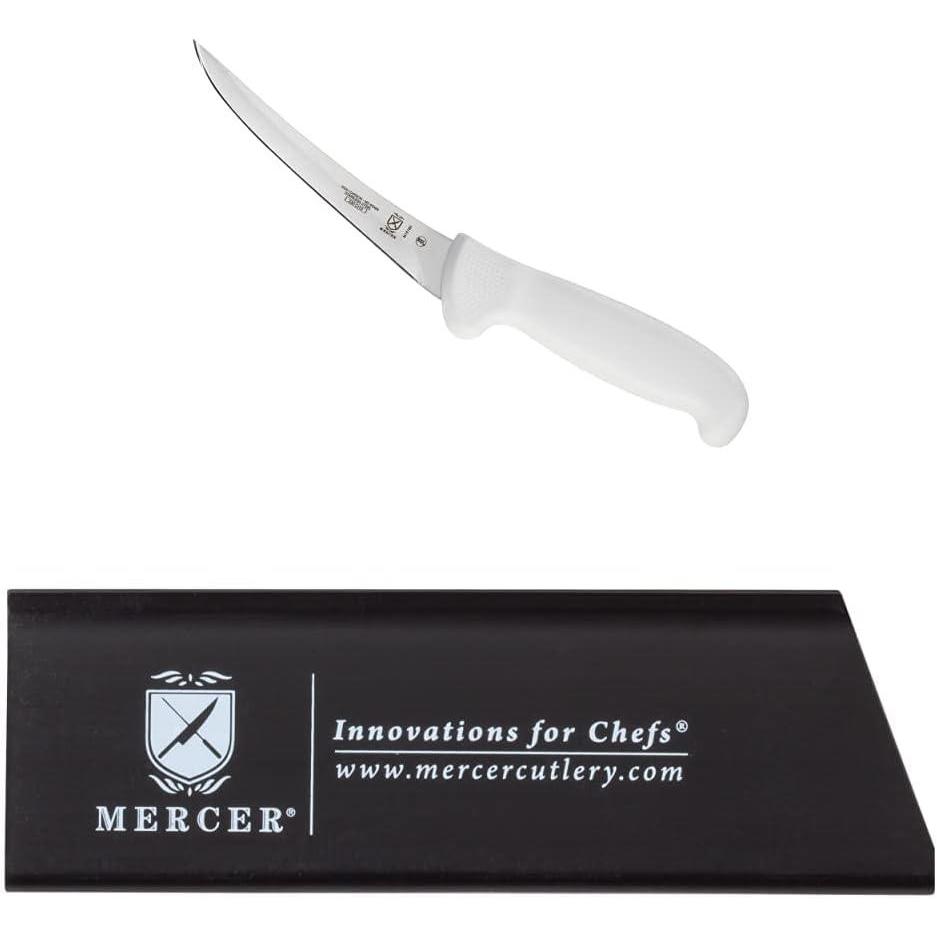 image:imageMercer Culinary Ultimate White 6 inch Curved Boning Knife and Knife Guard